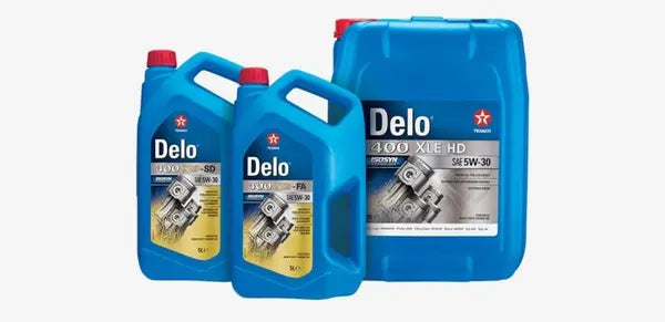 Texaco Delo 30-Öle, formuliert für erstklassige Kraftstoffeffizienz und Leistung